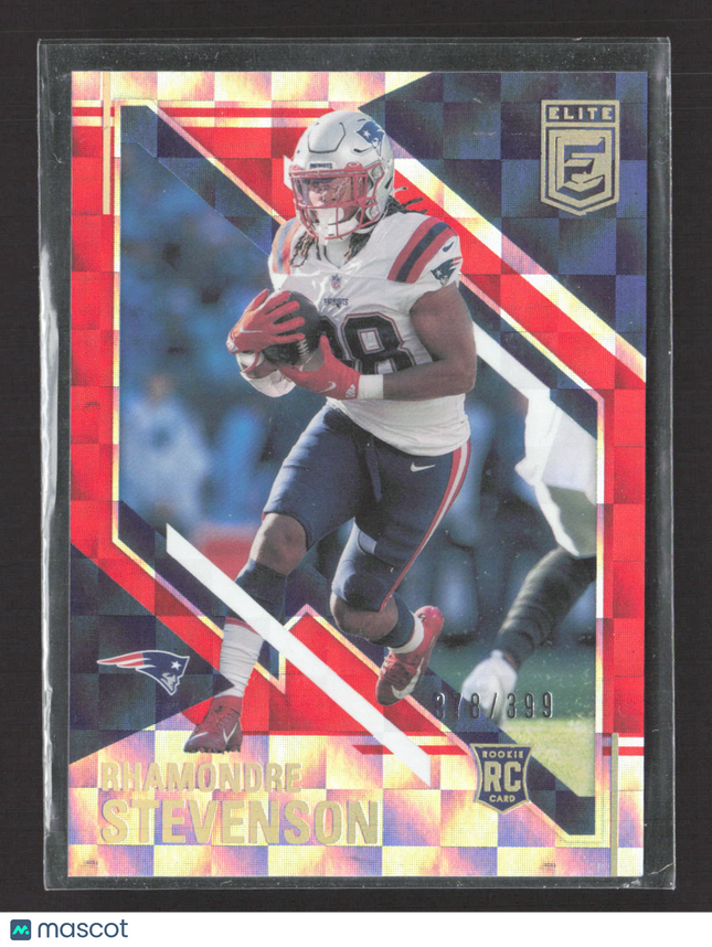 2022 Panini Donruss Elite Football Rhamondre Stevenson #188 Moxie RC 078/399