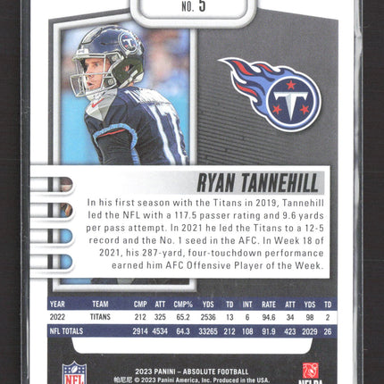 2023 Panini Absolute Football Ryan Tannehill #5