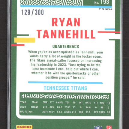 2023 Panini Donruss Optic Ryan Tannehill #193 Prizm 129/300