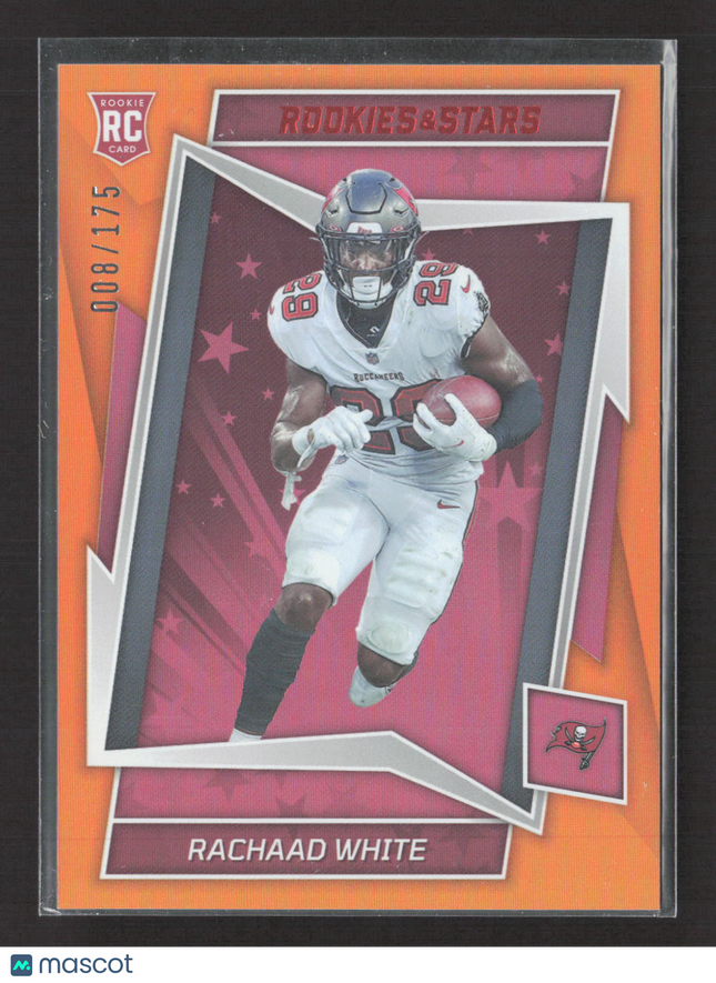 2022 Panini Rookies & Stars Rachaad White #146 Orange 008/175 RC