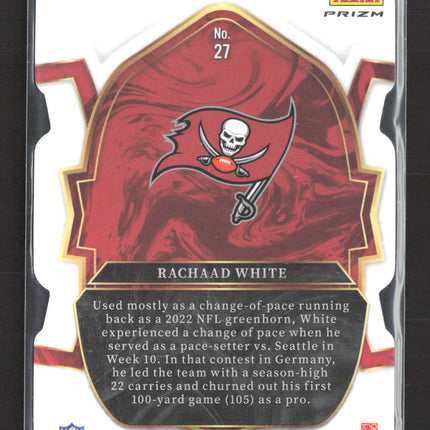 2023 Panini Select Prizm Concourse Rachaad White #27 Silver RC