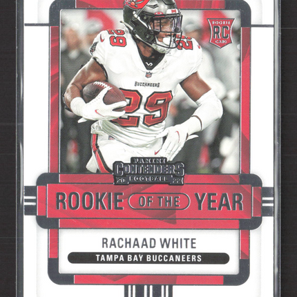 2023 Panini Contenders Football Rachaad White #ROY-RWH RC