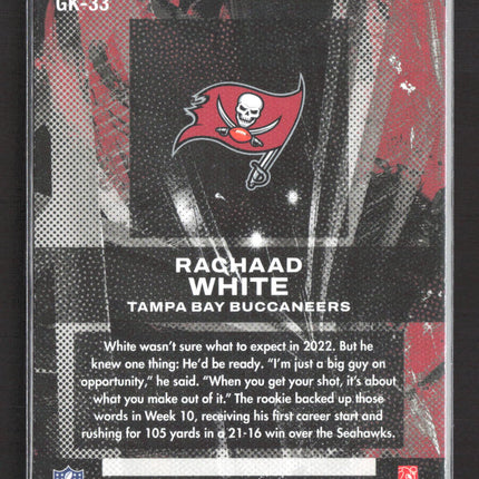 2023 Panini Chronicles Gridiron Kings Rachaad White #GK-33