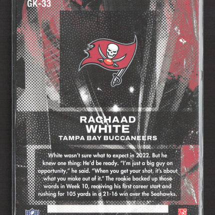 2023 Panini Chronicles Gridiron Kings Rachaad White #GK-33 RC