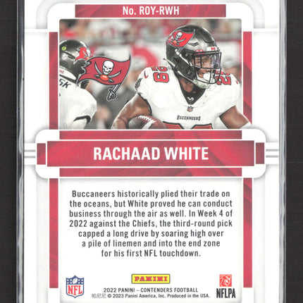 2023 Panini Contenders Football Rachaad White #ROY-RWH RC