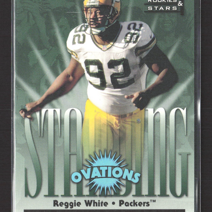 1998 Leaf Rookies & Stars Standing Ovations Reggie White #8 of 10 3534/5000