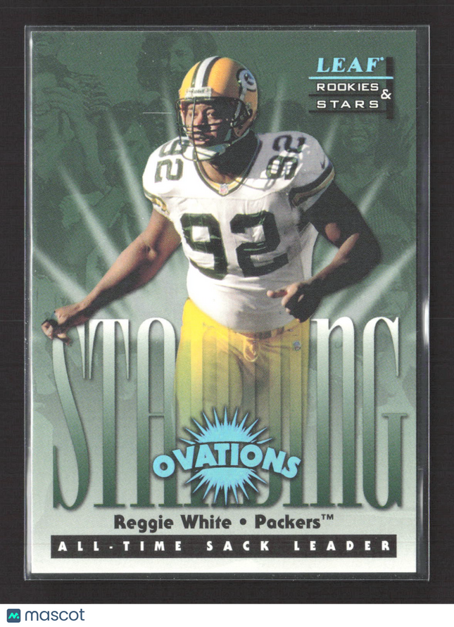 1998 Leaf Rookies & Stars Standing Ovations Reggie White #8 of 10 3534/5000
