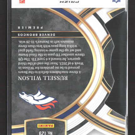 2024 Panini Select Prizm Russell Wilson #129 Premier Level