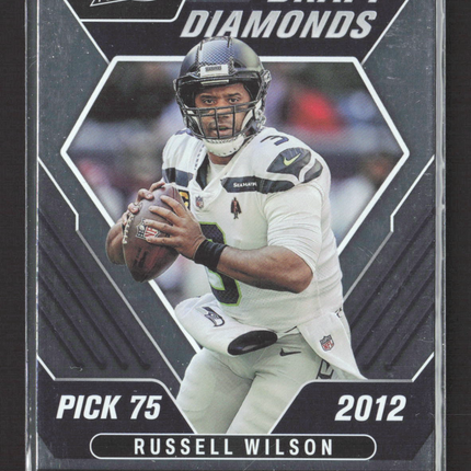 2022 Panini Absolute Football Draft Diamonds Russell Wilson #DD-1