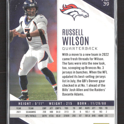 2022 Panini Phoenix Russell Wilson #39 Shattered