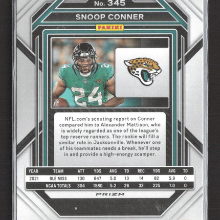 2023 Panini Prizm Snoop Conner #345 RC Silver
