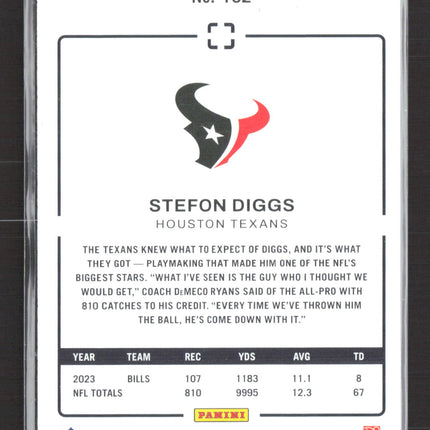 2024 Panini Photogenic Football Stefon Diggs #102