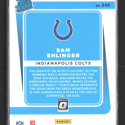 2021 Panini Donruss Optic Sam Ehlinger #246 HOlo
