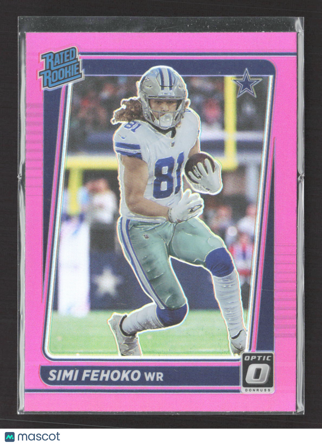 2021 Panini Donruss Optic Prizm Simi Fehoko #P-292 Pink