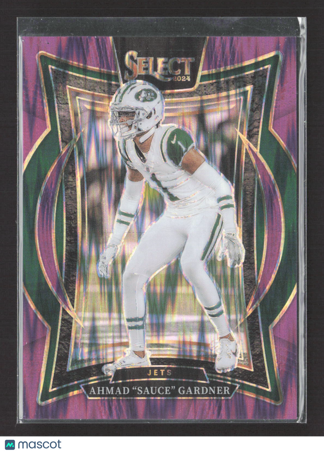 2025 Panini Select Prizm Concourse Ahmad "Sauce" Gardner #93 Purple 052/360