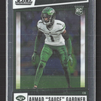2023 Panini Chronicles Score Football Ahmad "Sauce" Gardner #SP-325