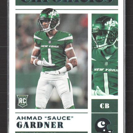 2023 Panini Chronicles Ahmad "Sauce" Gardner #38 RC