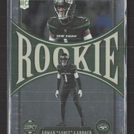 2023 Panini Chronicles Legacy Football Ahmad "Sauce" Gardner #216 RC