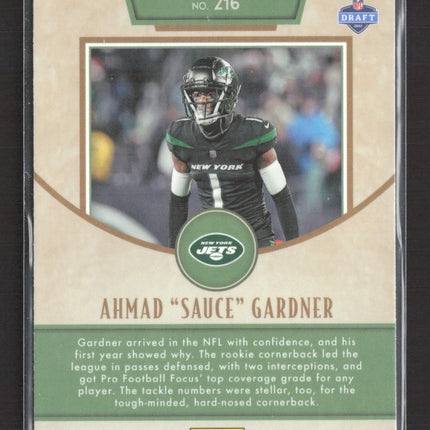 2023 Panini Chronicles Legacy Football Ahmad "Sauce" Gardner #216 RC