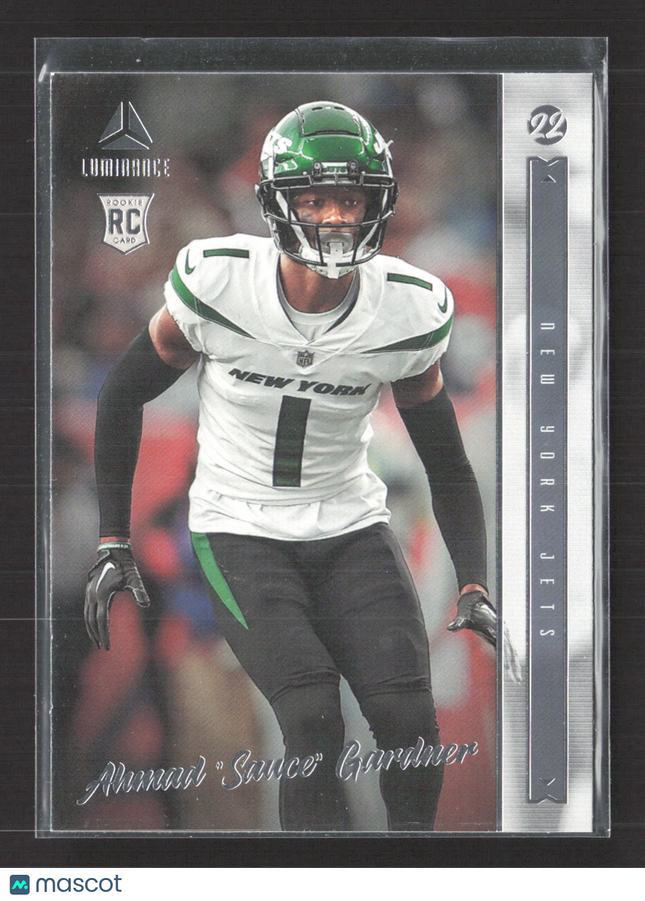 2023 Panini Chronicles Luminance Ahmad "Sauce" Gardner #208 RC