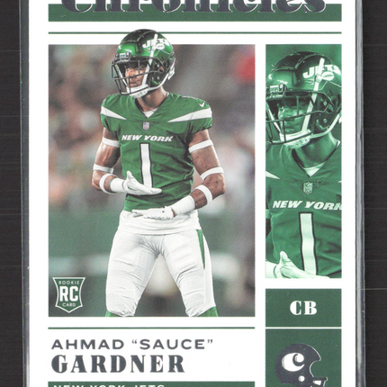 2023 Panini Chronicles Football Ahmad "Sauce" Gardner #38 RC