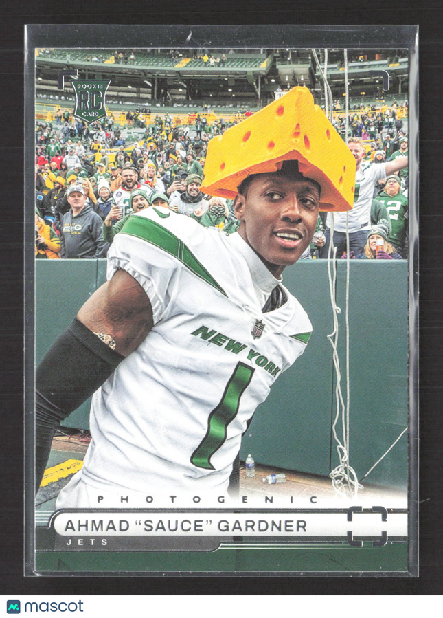2023 Panini Chronicles Photogenic Ahmad "Sauce" Gardner #PH-33 RC