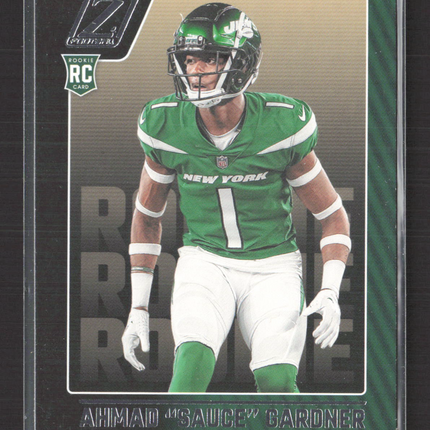 2022 Panini Zenith Football Ahmad "Sauce" Gardner #128 RC