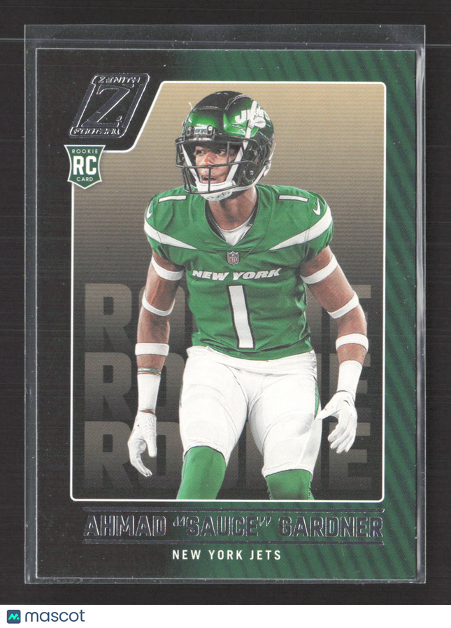 2022 Panini Zenith Football Ahmad "Sauce" Gardner #128 RC