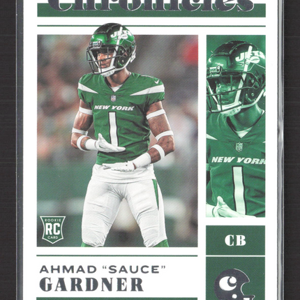 2023 Panini Chronicles Football Ahmad "Sauce" Gardner #38 RC