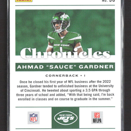 2023 Panini Chronicles Football Ahmad "Sauce" Gardner #38 RC