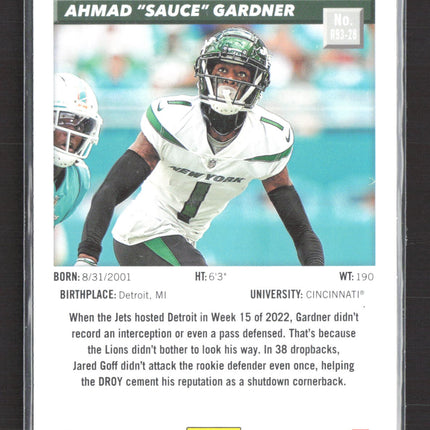 2023 Panini Donruss Football Ahmad "Sauce" Gardner #293-28