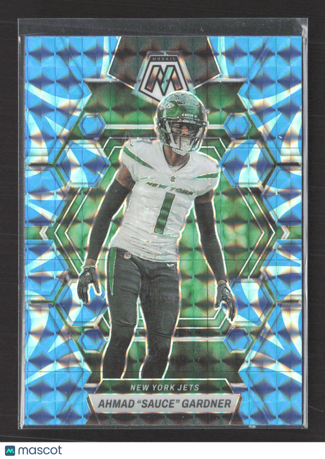2023 Panini Mosaic Ahmad "Sauce" Gardner #78 Blue Reactive