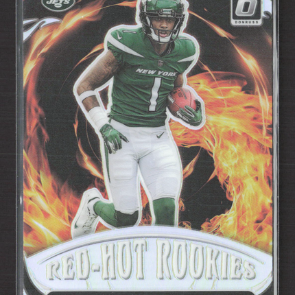 2023 Donruss Optic Prizm Red-Hot Rookies Ahmad "Sauce" Gardner #RHR-9 Holo