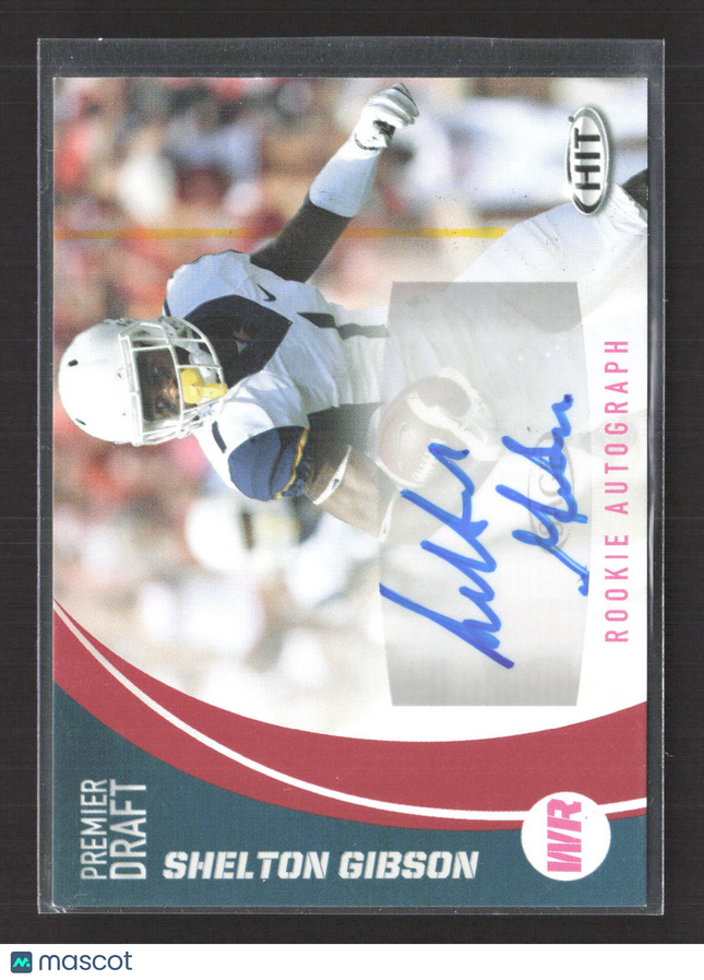 2017 SAGE HIT Premier Draft Shelton Gibson #A54 Auto