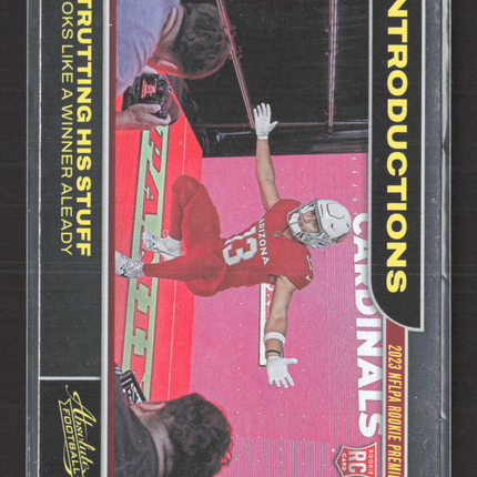 2023 Panini Absolute Football Introductions Michael Wilson #13 RC