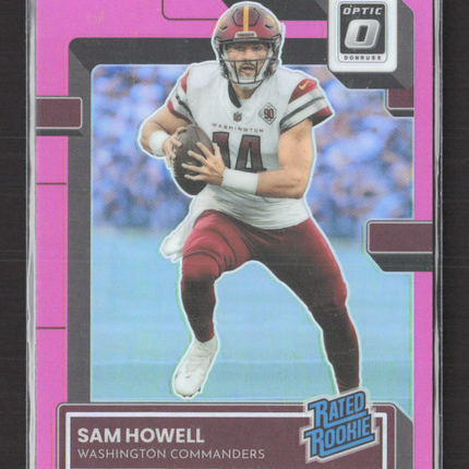 2023 Panini Donruss Optic Sam Howell #205 Pink