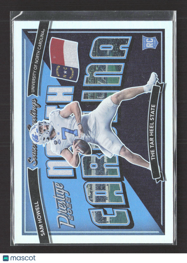 2022 Panini Prestige Seasons Greetings Sam Howell #SG-5 RC