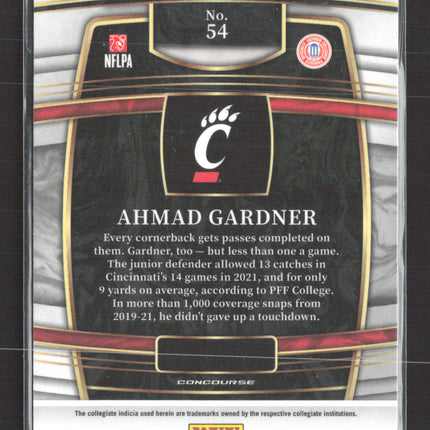 2019 Panini Select Draft Picks Concourse Ahmad Gardner #54 RC