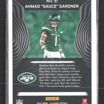 2022 Panini Illusions Ahmad "Sauce" Gardner #21 RC