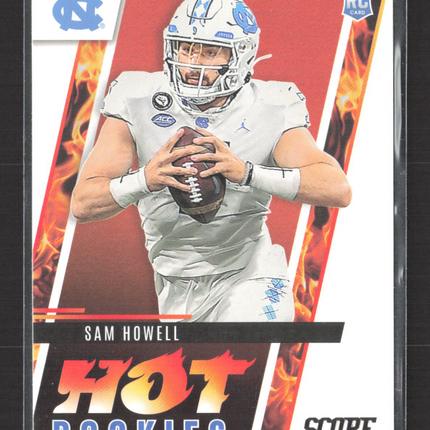 2022 Panini Score Football Hot Rookies Sam Howell #HR4 RC