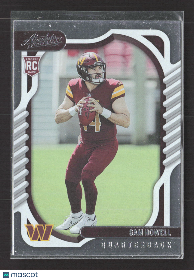 2022 Panini Absolute Football Sam Howell #105 RC