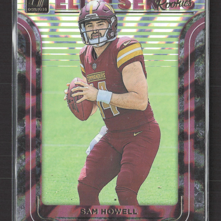 2022 Panini Donruss Elite Series Rookies Sam Howell #ESR-5
