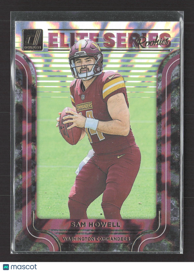 2022 Panini Donruss Elite Series Rookies Sam Howell #ESR-5