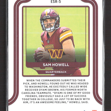 2022 Panini Donruss Elite Series Rookies Sam Howell #ESR-5