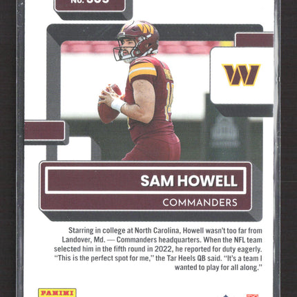 2022 Panini Donruss Football Sam Howell #305
