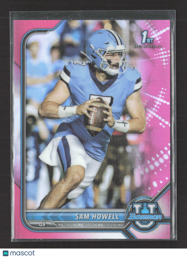 2022 Bowman University Sam Howell #81 Pink