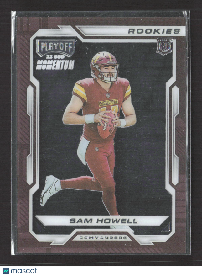 2023 Panini Chronicles Playoff Momentum Rookies Sam Howell #PMR-5 RC