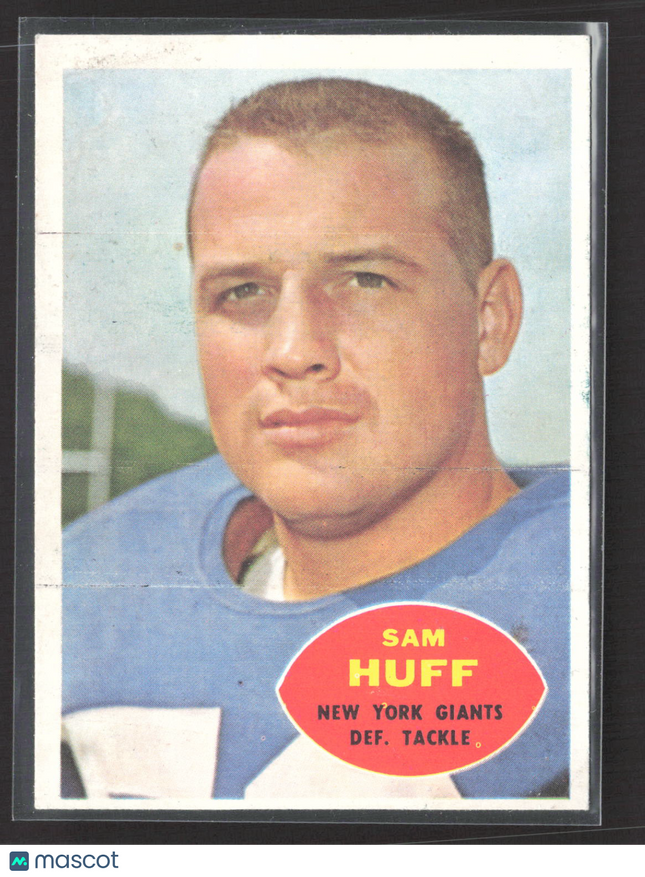 1960 Topps Sam Huff #80