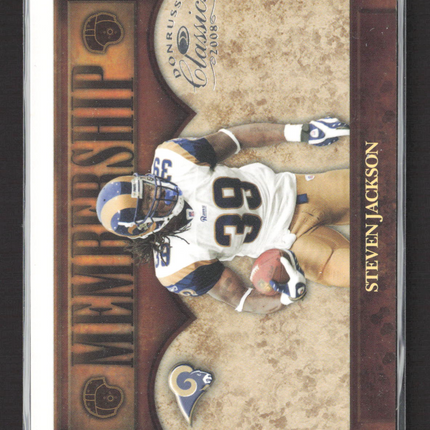 2008 Donruss Classics Membership Steven Jackson #M-5 0238/1000