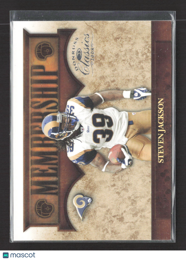 2008 Donruss Classics Membership Steven Jackson #M-5 0238/1000